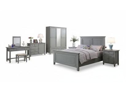 Bett Betten Schlaf Zimmer Doppel Holz Neu Landhaus Design Luxus Hotel