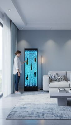 Led Regal Bar Wasser Wand Säule Trenn Wand Wasserwände Bar Theke
