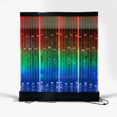 Wandpaneel mit Wasserblasen Dekorative LED Wasserwand Designer Wasser Wand