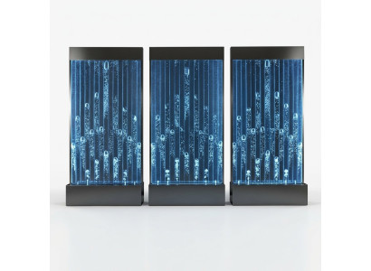 Wasser Wände Moderne Trennwand LED Wasserwand Beleuchtete Wand