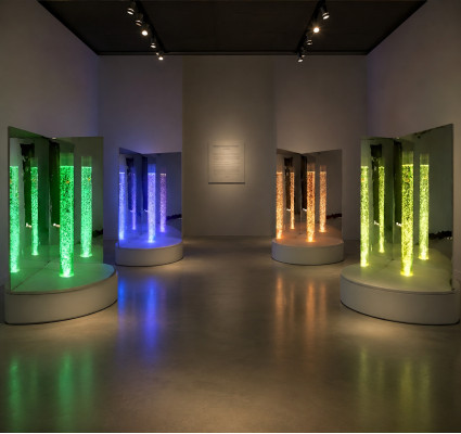 Wasser Säule 150cm Wasser Spiel Wohnzimmer Deko Dekoration Steh