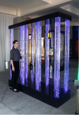Verkaufs regal Regale Wasserwände Wand Bar Flaschen Wasserwände