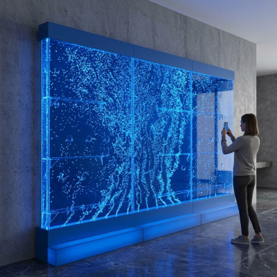 Led Wasser Wand Bar Regal Säule Wassersäulen Theke Regale Trennwand
