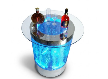 Tisch Led Bar Wasser Wand Bar Theke Regal Möbel Beleuchtete Couchtisch