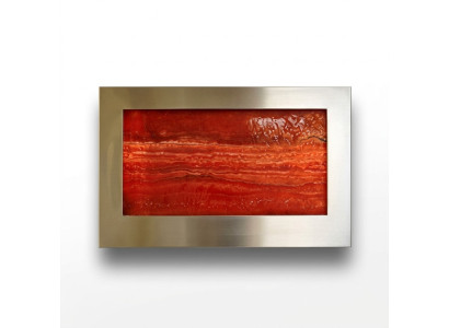 LED Wasserwand Designer Wasser Säulen Wasserfall Bild Rahmen 90x60