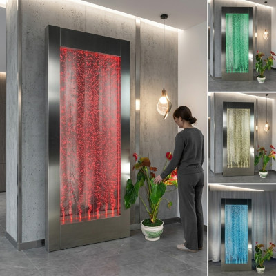 Led Wasser Wand Bar Regal Säule Wassersäulen Theke Regale Designer Trennwand xl