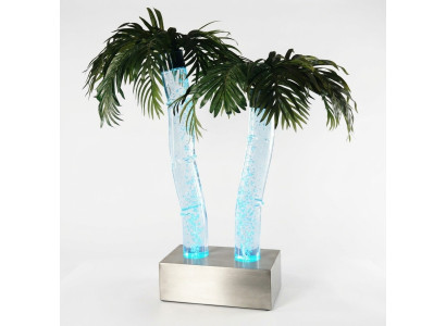 Led Wasser Säulen Palme Kunstpflanze Pflanze Wassersäulen Säulen