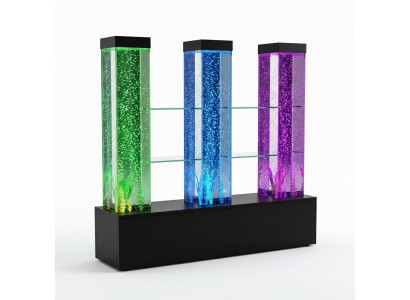 Wasser Wand Wall Säule Trennwand Ragal Vitrine Wasserwände LED