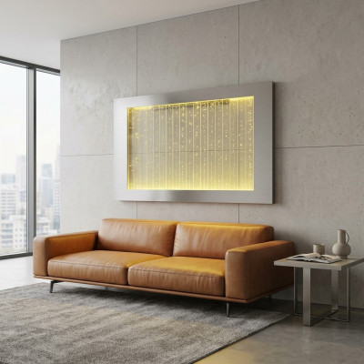 Led Wasswerwand Design Wasser Säulen Wasserfall Bild Wand Auqarium