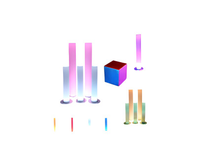 LED Cube Kinderspielzeug Lernwürfel Farblernender Leuchtwürfel Dekoratio Deko
