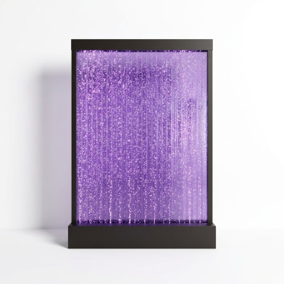 Wandpaneel Trennwand Wasser Wand LED Wasserwand Deko Design Beleuchtet