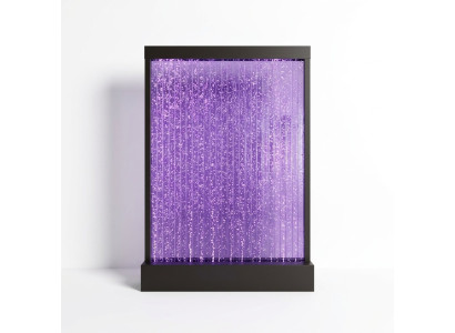 Wandpaneel Trennwand Wasser Wand LED Wasserwand Deko Design Beleuchtet