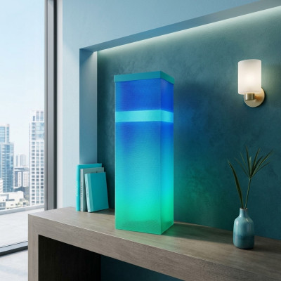 Wasser Wand Led Bar Regal Säule Wassersäulen Theke Designer Beleuchtet