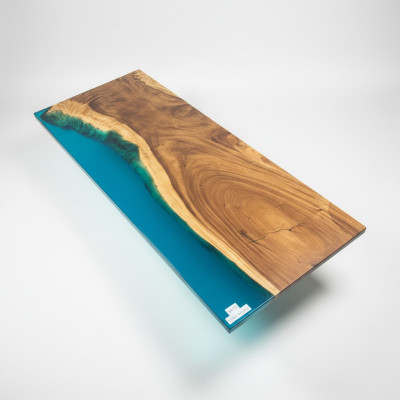 Esstisch River Table Echtes Holz Flusstisch 241x100 Massive Tische