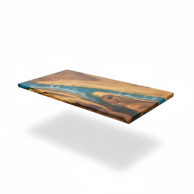 Esstisch Meer Wasser River Echtes Holz Flusstisch 161x81 Tische
