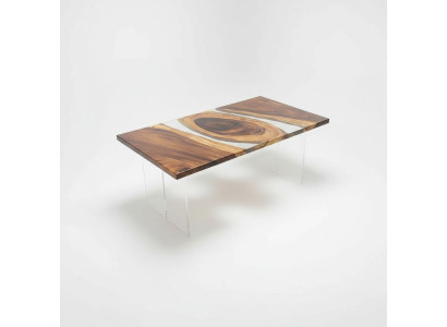 Holz Massive Möbel Esstisch Epoxid Harz Echtes Epoxy Tisch Giessharz