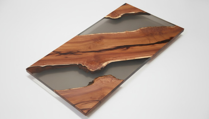 Esstisch River Table Echtes Holz Flusstisch Massiv Deko Epoxidharz Tische