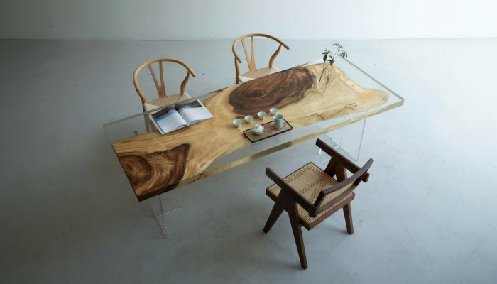 Epoxidharz Esstisch River Table Massiv Tische 200x90 Flusstisch Neu