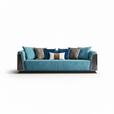 Big xxl luxus sofa couch polster sitz garnitur 4 Sitzer Couchen Sofas Stoff Neu