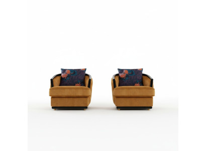 Design Sessel Textil Luxus Fernseh Couch 1 Sitzer Sofa Relax Lounge Club Polster