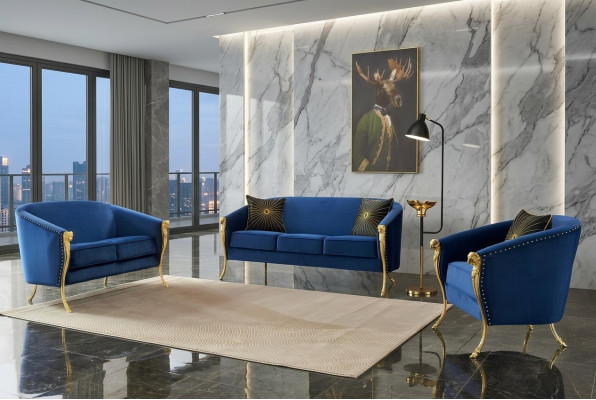 Design 3 Sitzer Relax Sofas Club Lounge Sofa Textil Polster Couch Stoff Couchen