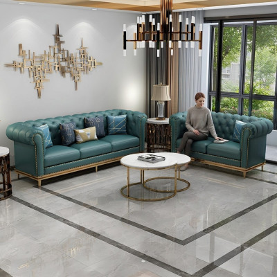 Sofagarnitur Couch Polster 3+2 Sitzer Leder Garnitur Polster Sitz Couchen 2tlg.