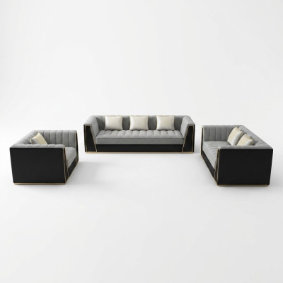 Sofagarnitur 3 2 1 Sitzer Set Design Sofa Polster Couchen Couch Modern