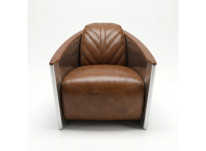 Ledersessel Flugzeug Aviator Sessel Loungesessel Cocktailsessel vintage