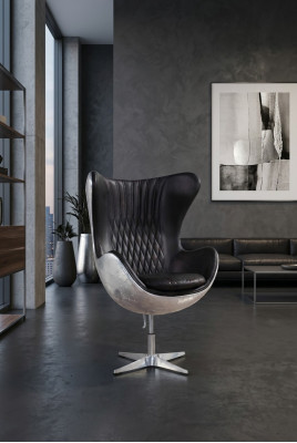 Cocktailsessel Lounge Sessel Clubsessel Esszimmerstuhl Leder Sessel Ohrensessel