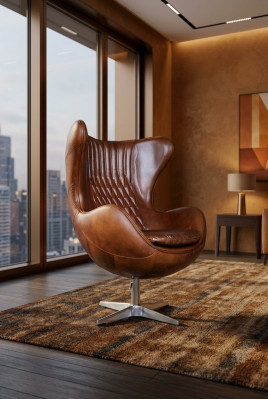 Lounge Club Relax Sessel Design Möbel Stuhl Drehbar Chef Polster Sofa
