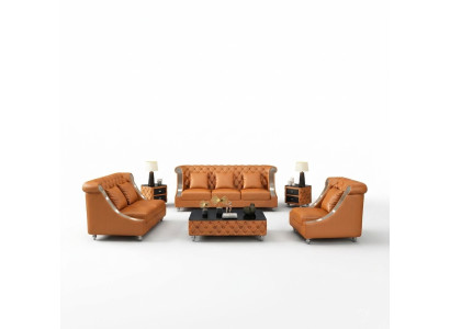 Designer Drei Sitzer Couch Sofa Polster Sitz 3er Leder Stoff Design Sofas