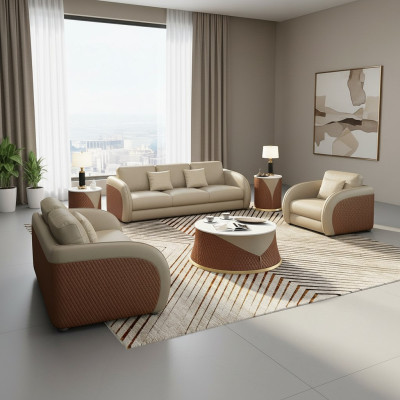 Sofagarnitur 3 2 1 Sitzer Set Design Sofa Couchen Polster Modern Couch