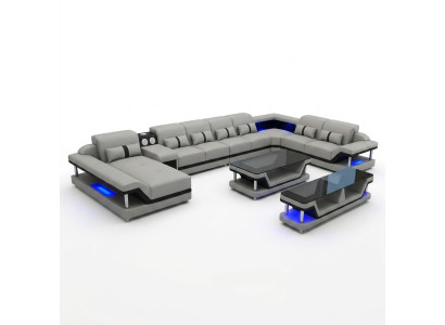 Design Sofa Komplettset Garnitur Polster Ecksofa Eckcouch Couch Sideboard Tisch