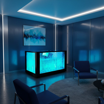 Tisch Wasser Bar Wand Bar Theke Beleuchtete Bartisch Bartheke Led