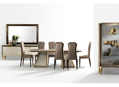 Esstisch 6x Stuhl Esszimmer Set Essgruppe Gruppentisch Tisch arredoclassic 7tlg.