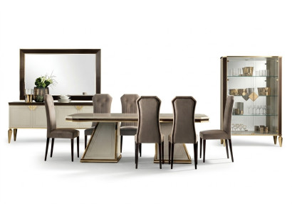 Set 6x Designer Stuhl Set Esszimmer Lehn Polster Sitz Stühle Garnitur Komplett