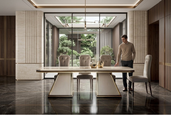 Esstisch Tisch Designer Möbel Italienische Stil Einrichtung Esszimmer Tische neu