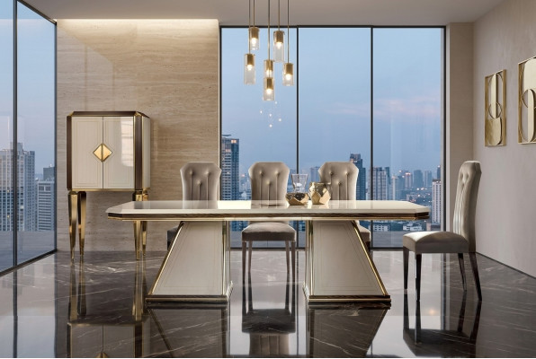 Esstisch Tisch Designer Möbel Italienische Stil Einrichtung Esszimmer Tische neu