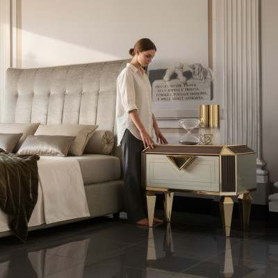 Design Nacht Tisch Original Tische Konsole Beistell Schlaf Zimmer Luxus Konsolen