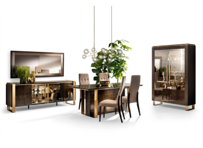Esstisch Stühle Kommode 8tlg. Esszimmer Set Gruppe Garnitur Tisch arredoclassic