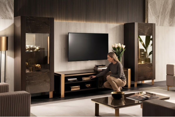 Designer rtv tv Anrichte Kommode Side Low Board Schrank Zimmer Regal Luxus Wohn