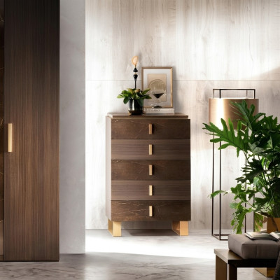 Kommode Sideboard Kommoden Sideboards 5 Schubladen Hochschrank Schrank Holz Neu