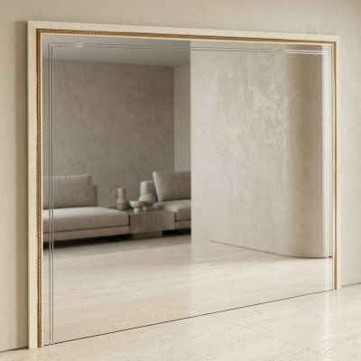 Spiegel Wandspiegel Designer Dielen Wohnzimmer Holz Design 270x215 arredoclassic