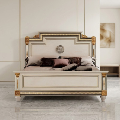 Luxus Schlafzimmer Bett Polster Design Luxus Doppel Hotel Betten Kingsize-Bett