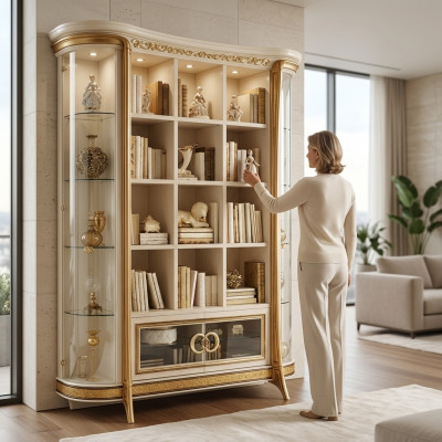 Büro Bücher Möbel Aktenschrank Möbel Schrank Schränke Regale arredoclassic Holz