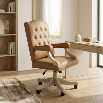 Luxus Büro Sessel Stuhl Polster Stühle Designer Möbel Office Chef Drehbarer