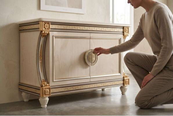 Kommode Sideboard Holz Schrank Anrichte Italienische design luxus Möbel Neu