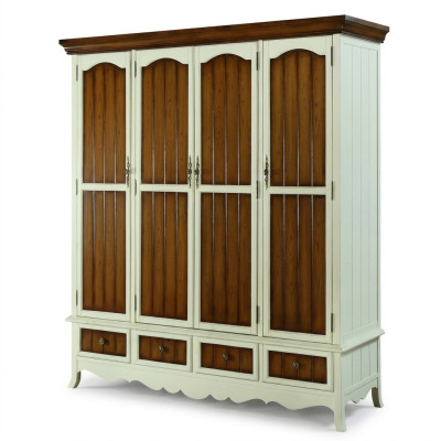 Schlafzimmer Holz Kleiderschrank 3 türiger Wandschrank Schrank Kleiderschränke