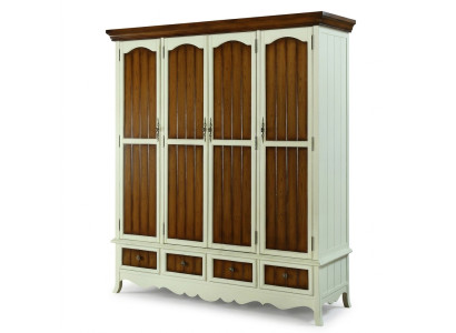 Schlafzimmer Holz Kleiderschrank 3 türiger Wandschrank Schrank Kleiderschränke