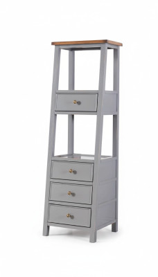 Regal Bücherregal Echtholz natur Handarbeit Ablage Regale Büro Vitrine